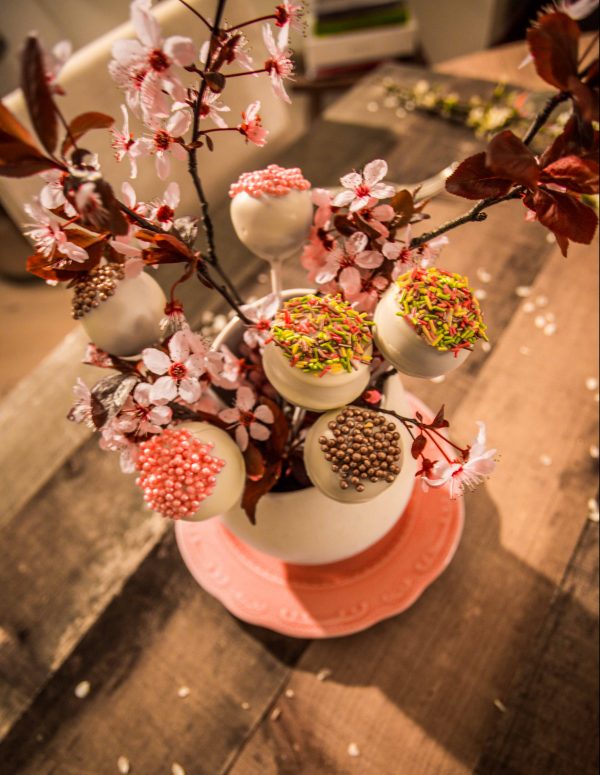 Cake Pops bouquet di primavera