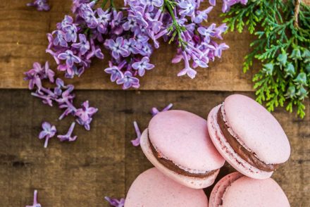 Macaron lamponi&cioccolato fondente