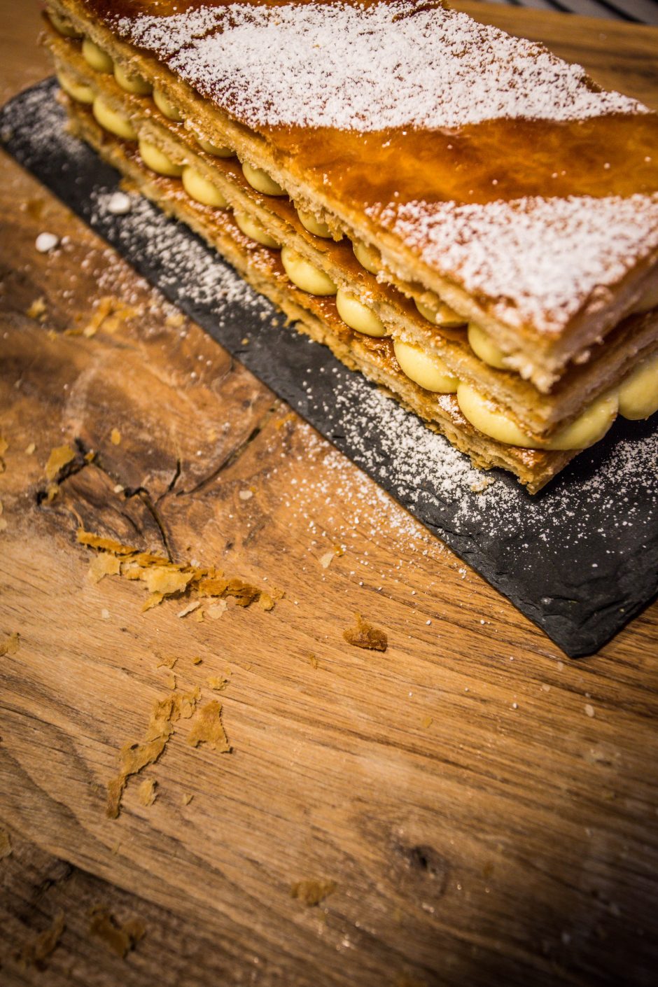 Millefoglie alla crema mousseline