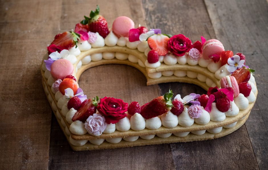 La ricetta della CREAM TART, la torta trend 2018, alphabet cake/letter cake