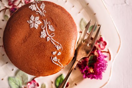 dorayaki al tè matcha e ciliegie