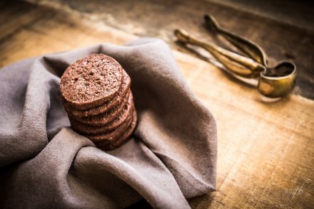 Biscotti al cioccolato fondente e fior di sale