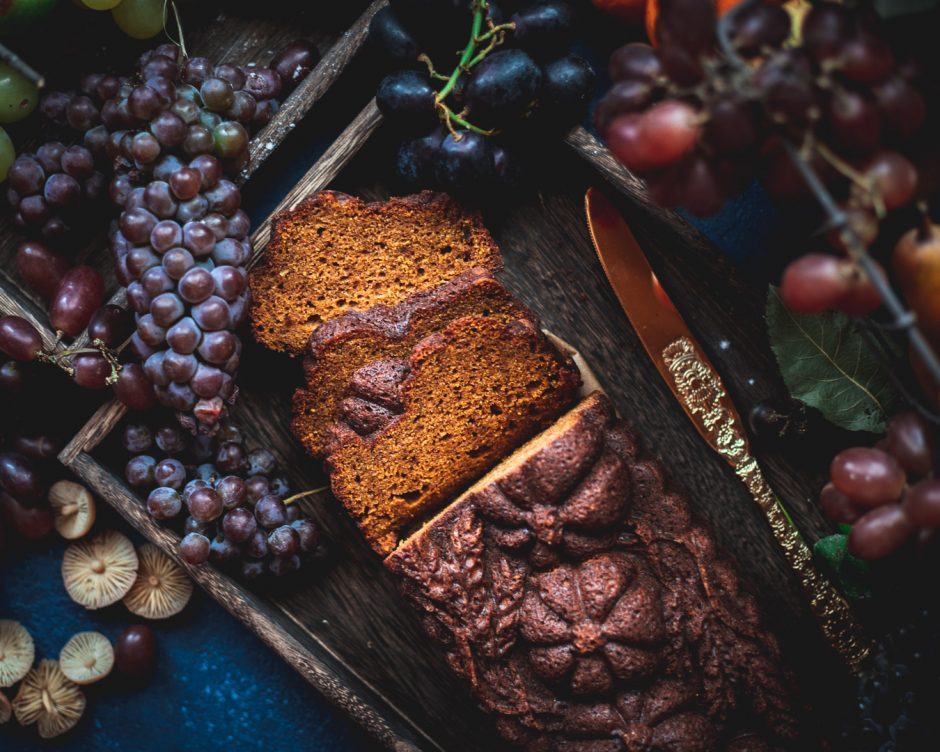 Torta alla zucca e spezie con sciroppo al lime in stampo Nordic Ware