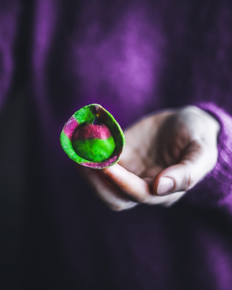 Come realizzare tortelli di pasta fresca colorata