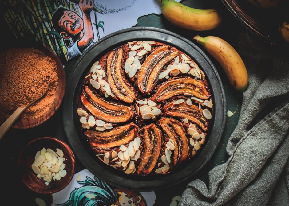 torta alle banane glutenfree e vegana