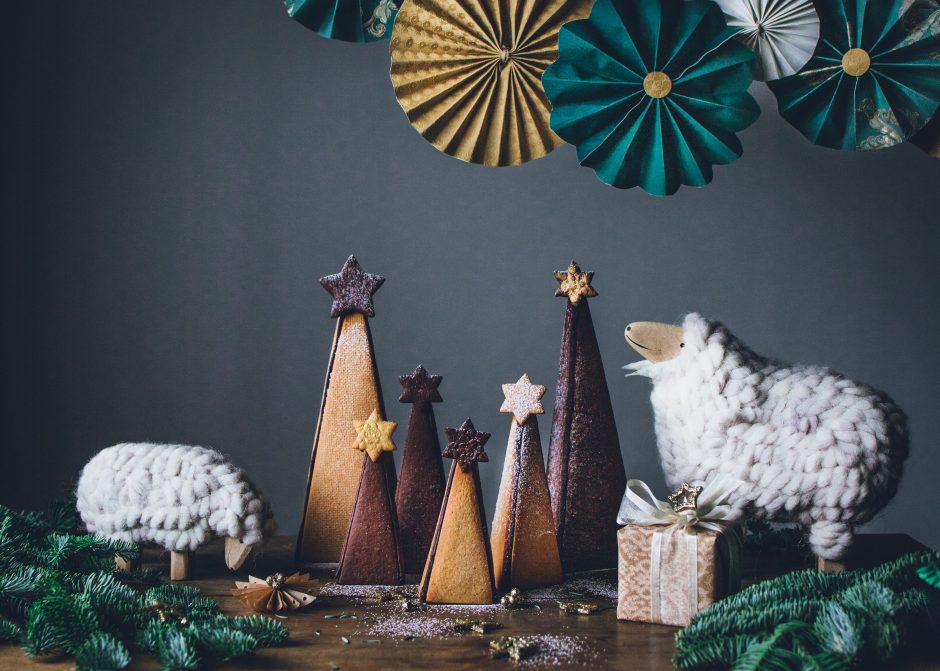 Come fare degli Alberelli di Natale in pan di zenzero